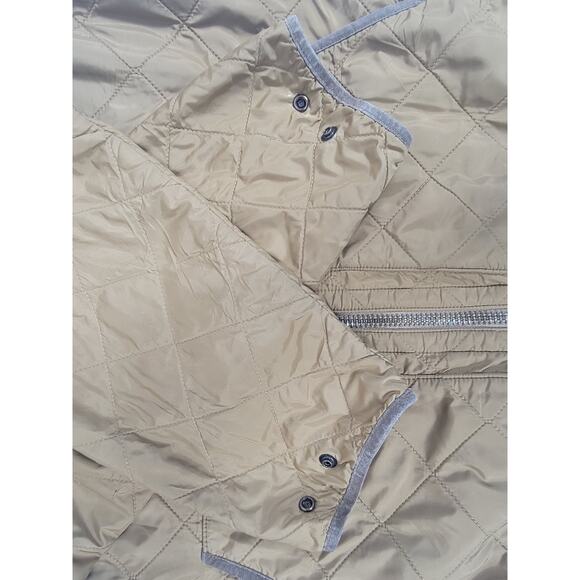 Vintage Polo Ralph Lauren Mens Large Brown Quilt Fleece‎ Lined Riding Jacket - Picture 4 of 15